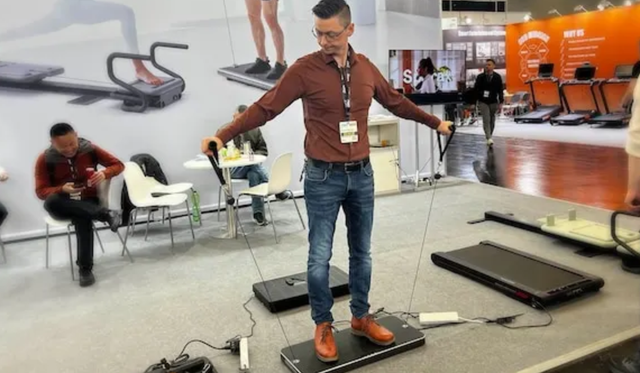 Training auf dem smarten Brett: Platzsparender Hometrainer Innodigym P1